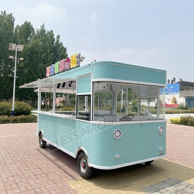 Street Mobile Mini HotDog Ice Cream Fast Food Cart Прицеп с колесами Малый продовольственный грузовик