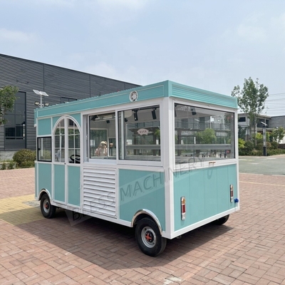 Street Mobile Mini HotDog Ice Cream Fast Food Cart Прицеп с колесами Малый продовольственный грузовик
