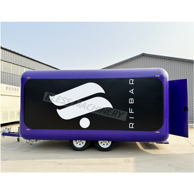 Vintage Electric Pizza Drive Mobile Food Truck Trailer Полностью оборудованный для фруктов в США