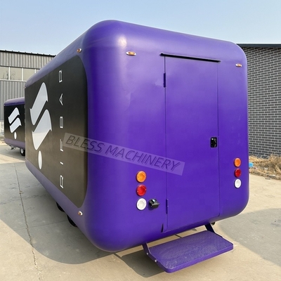 Vintage Electric Pizza Drive Mobile Food Truck Trailer Полностью оборудованный для фруктов в США