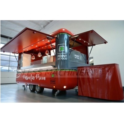 Заказ Airstream Hot Dog Snack Fast Food Trailer с полной кухней в Европе Пицца BBQ