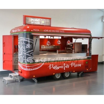Заказ Airstream Hot Dog Snack Fast Food Trailer с полной кухней в Европе Пицца BBQ