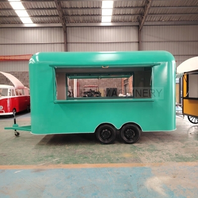 Europe Standard Street Mobile Fast Food Trailer Кофе мороженое грузовик киоск корзина с едой