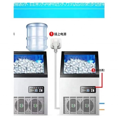 Воздушное или водное охлаждение Hicon Ice Making Machine для производства кубиков льда на Кантонской ярмарке