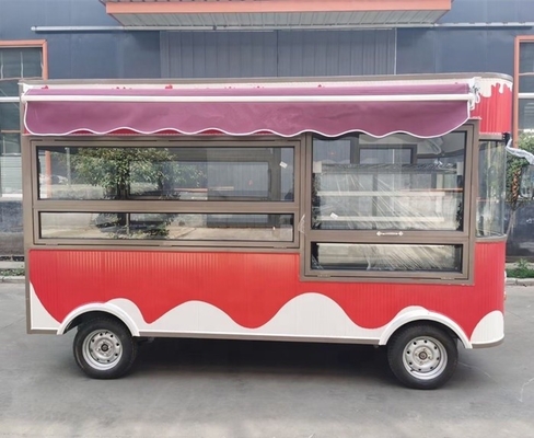 Уличный пищевой грузовик BBQ Fast Food Trailer Ван Пекарня Поля применения Полная кухня