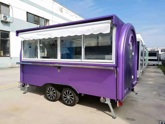 110V/220V/380V напряжение нержавеющей стали небольшой кухонный трейлер для фургона быстрого питания на прямой