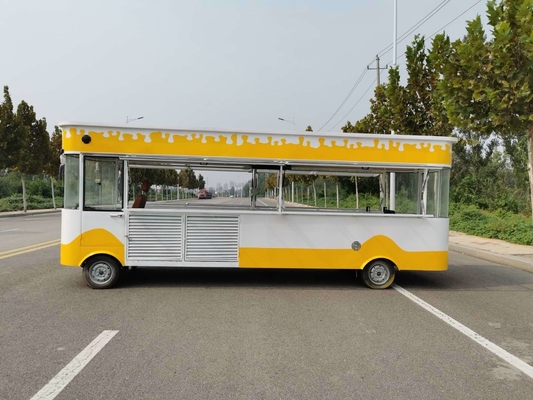 Полевое обслуживание и ремонт Красное винтажное мороженое закуска Автомобиль Bbq Мобильный пищевой грузовик