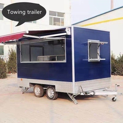 Мобильный кухонный трейлер оборудованный кондиционером L420cm*W180cm*H230cm 10% скидка