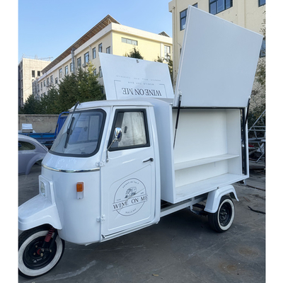 110v/220v Три колеса электрический трехколесный закусочный продовольственный грузовик для мобильной продажи