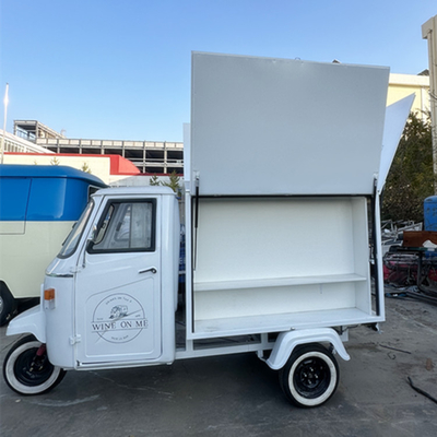 110v/220v Три колеса электрический трехколесный закусочный продовольственный грузовик для мобильной продажи