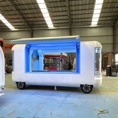 1000 кг Мобильные закуски Продовольственный грузовик Газ быстрое питание тележка Прицепная кухня на производственном заводе