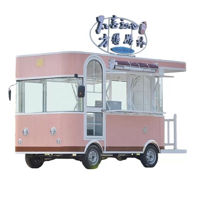 L420cm*W180cm*H230cm 600kg Серебряный мобильный продовольственный трейлер 220V/380V