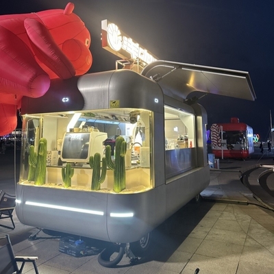 Автомобиль быстрого питания для мороженого на открытом воздухе с кухней 110V/220V