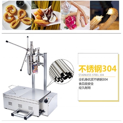 5 форм Нержавеющая сталь Churros Machine 1100 * 600 * 570 мм