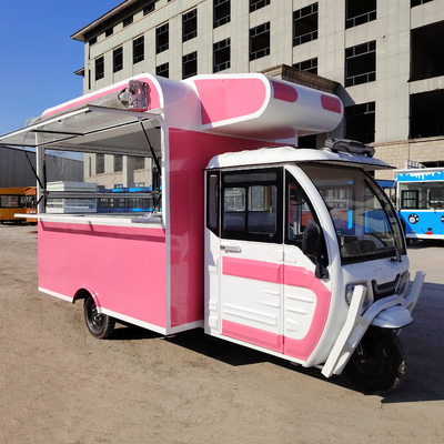 Многофункциональный 2023 Outlet Electric Fast Food Tricycle с дополнительным внутренним оборудованием
