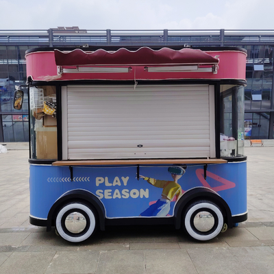 3.0kw Электрический мобильный фастфуд закуска напитки мороженое Catering Trailer Truck Киоск тележка