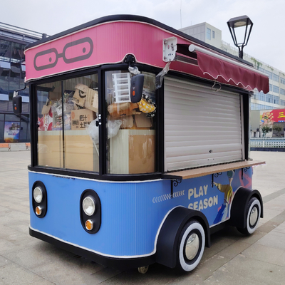 3.0kw Электрический мобильный фастфуд закуска напитки мороженое Catering Trailer Truck Киоск тележка