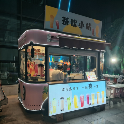 3.0kw Электрический мобильный фастфуд закуска напитки мороженое Catering Trailer Truck Киоск тележка