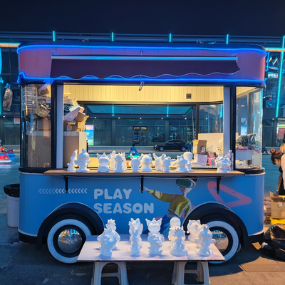 3.0kw Электрический мобильный фастфуд закуска напитки мороженое Catering Trailer Truck Киоск тележка