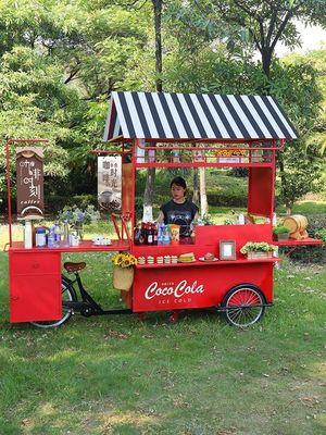 Многофункциональные кофейные тележки Продовольственный трейлер Мобильная корзина с едой Мороженое Мини-фуд-грузовик