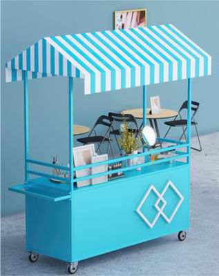 Многофункциональные кофейные тележки Продовольственный трейлер Мобильная корзина с едой Мороженое Мини-фуд-грузовик