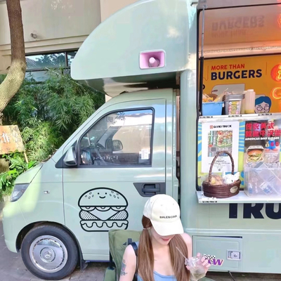 Торговая корзина продуктов питания Торговая корзина напитков Внешний мобильный трейлер быстрого питания для персонализированного мобильного