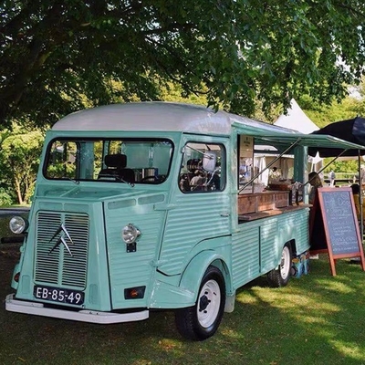 Настраиваемый Citroen Bus Food Truck для уличного кофе Бургеры картофель фри и мороженое