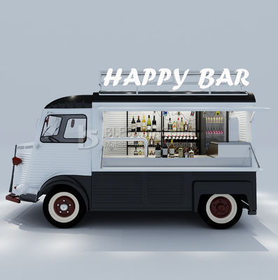 Внешнее питание Электрический мобильный винный коктейль питьевый бар фургон грузовик прицеп тележка