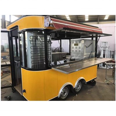 Многофункциональный обеденный вагон для ночного рынка барбекю и завтрак