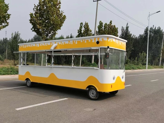 Многофункциональный 2000w четырехколесный электрический гамбургер закуска еда автомобиль для коммерческих