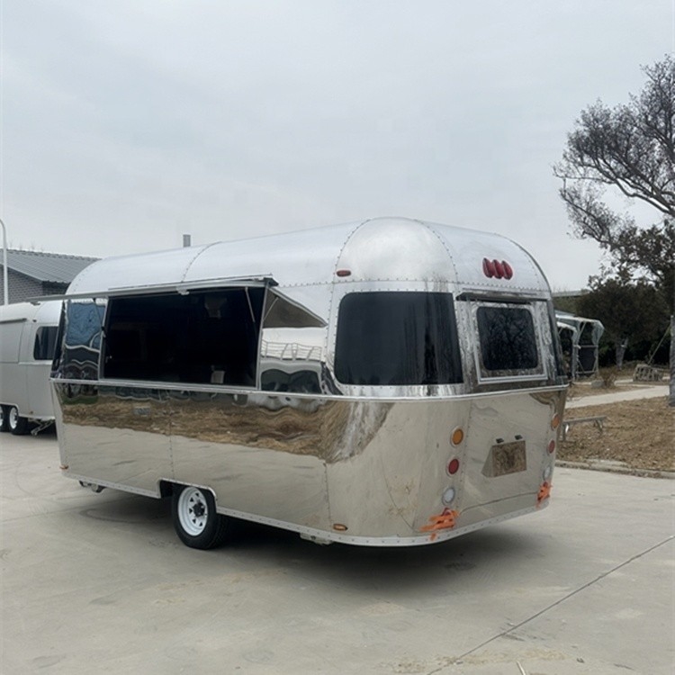 110v/220v Полностью оборудованная мобильная кухня Airstream для прицепов быстрого питания для хот-догов