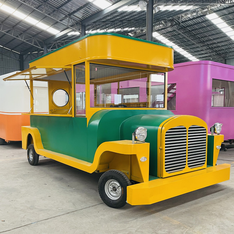 Электрический мобильный уличный быстрое питание закуска питание фургон грузовик прицеп киоск