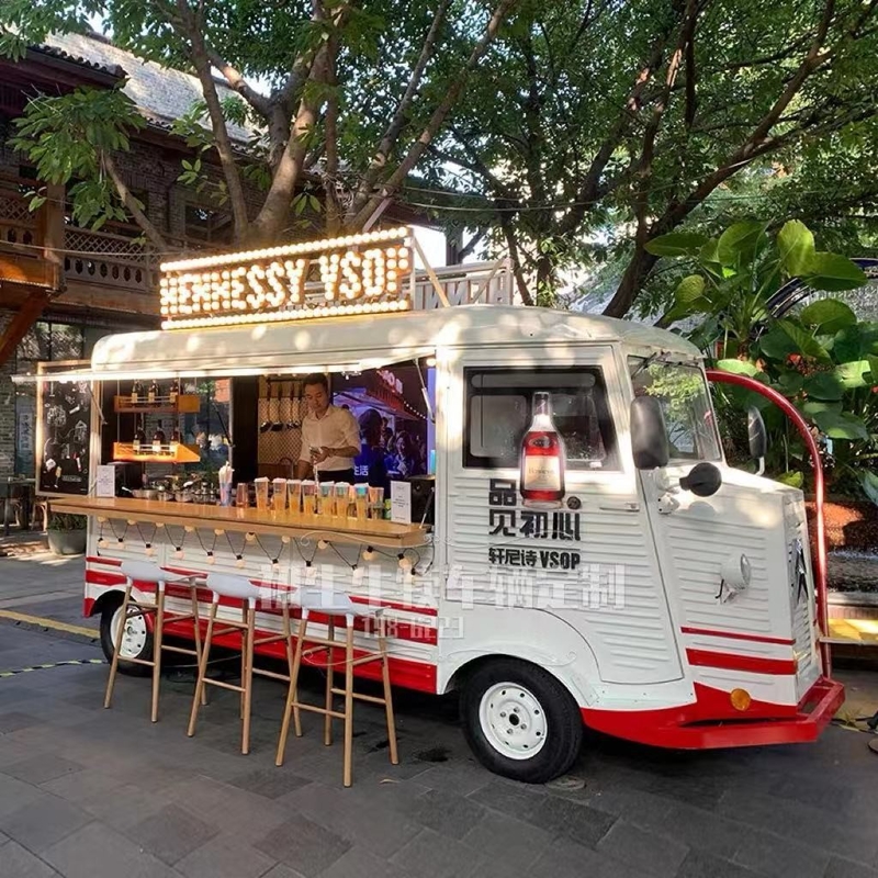 Настраиваемый Citroen Bus Food Truck для уличного кофе Бургеры картофель фри и мороженое