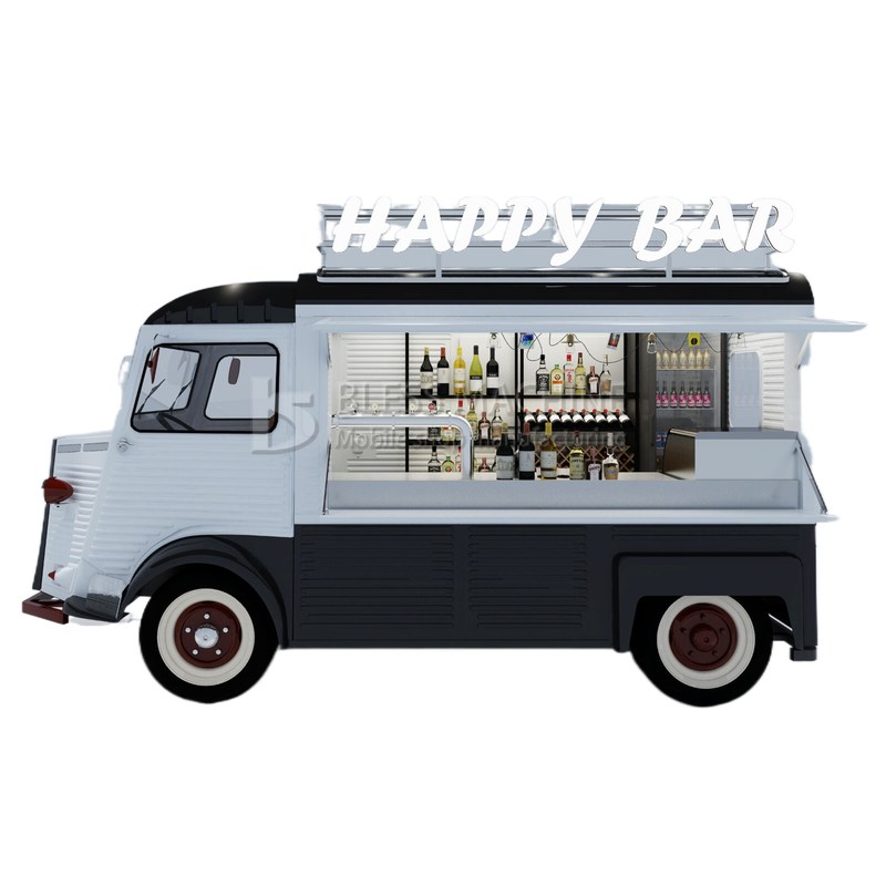 Внешнее питание Электрический мобильный винный коктейль питьевый бар фургон грузовик прицеп тележка